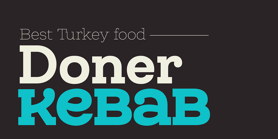 Queulat is a twenty-five font, slab serif and display slab family by Latinotype.