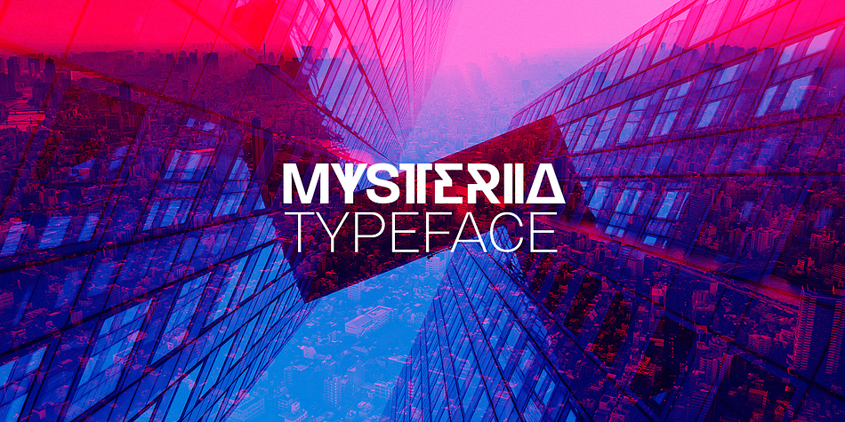 Stick out a mile with the Mysteria typeface and catch everyone