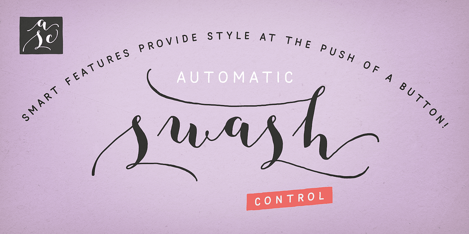 Smart OpenType features care about all letterforms and choose between connected and non-connected styles.