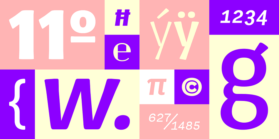 Zega Grot is a a fifteen font family.