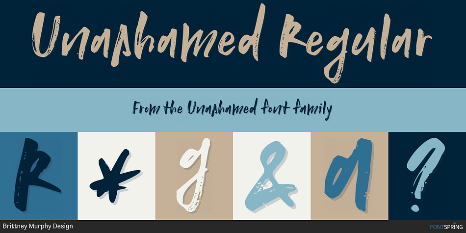 Unashamed Regular Font