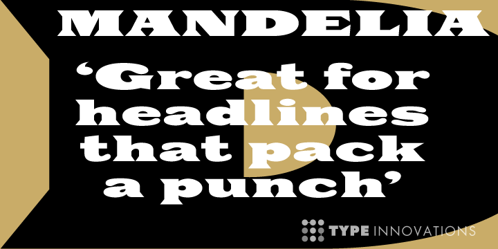 Mandelia is available in Opentype format for both Mac and PC, and comes complete with true drawn small caps, old style figures and Unicode Latin 1252 and Central European 1250 character sets.