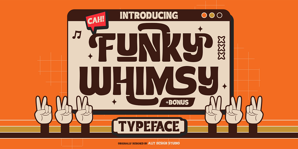 Funky Whimsy Typeface Font