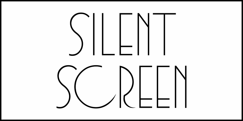 Silent Screen JNL Font