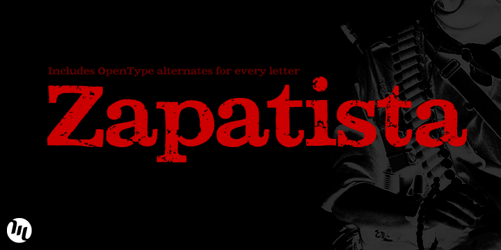 Displaying the beauty and characteristics of the Zapatista font family.