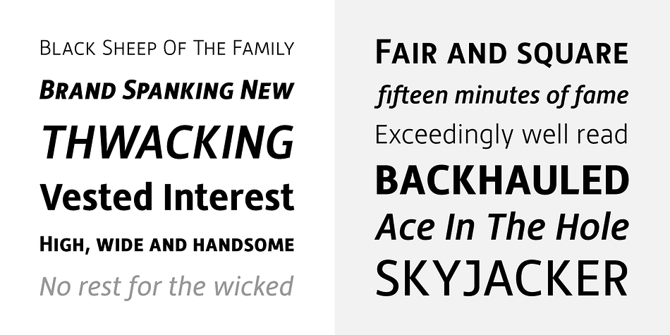 Having been completely re-drawn, with new spacing and kerning, Hedley New is now an Opentype font containing small caps, tabular, proportional and old style numerals and ligatures.