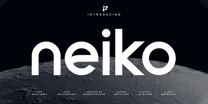 Neiko font family by Fontyy Studio
