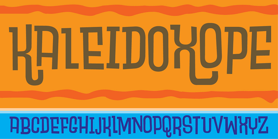 Kaleidoxope is my hand-drawn headline font.