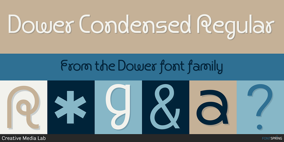 Dower Condensed Regular Font