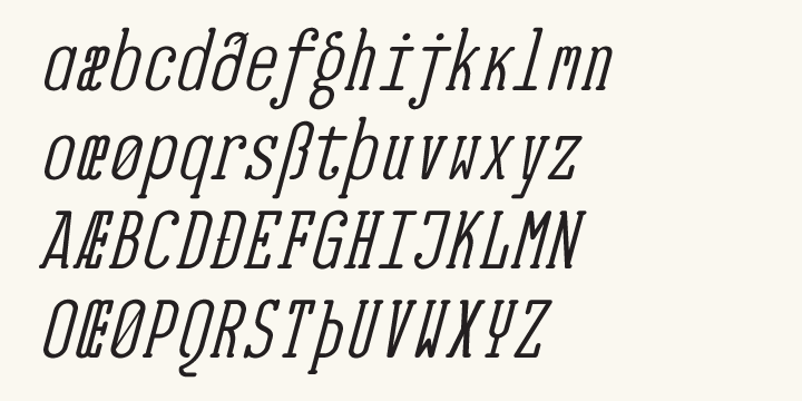 This typeface has two styles  and was published by Fenotype.