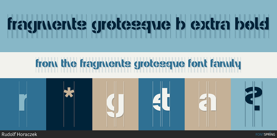 Fragments Grotesque B Extra Bold Font