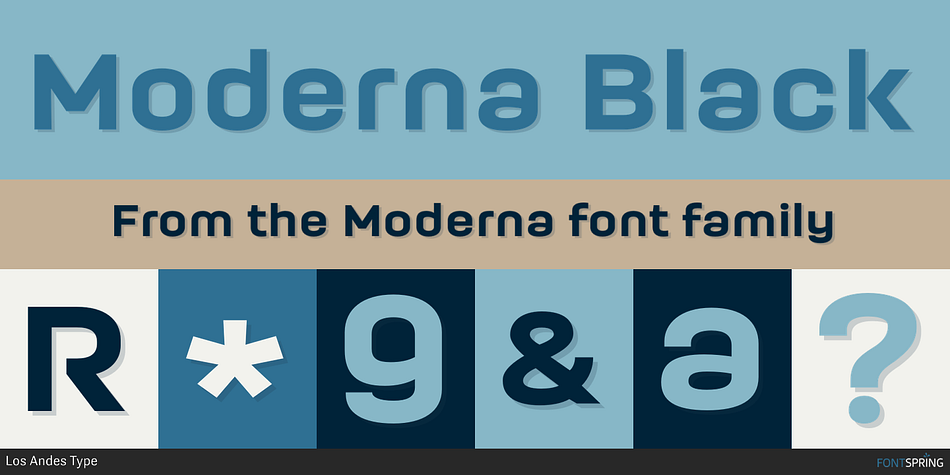 Moderna Black Font