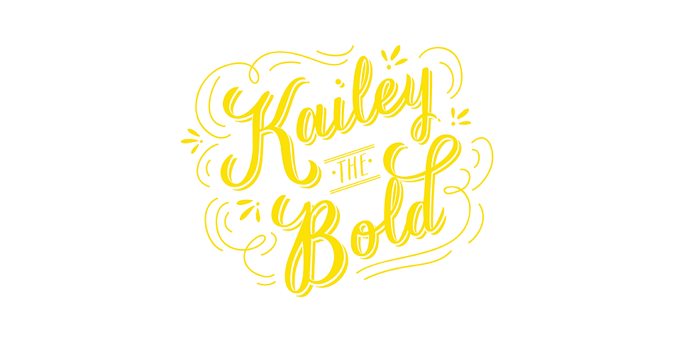 This oblique font is inspired by Molly Jacques’ “signature” lettering style, using bold brush strokes, fluid flourishes, and distinctive characters.