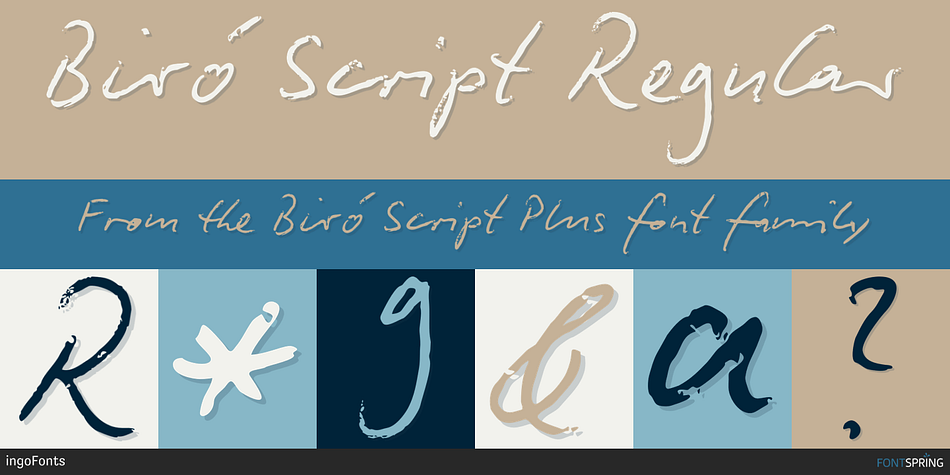 Biró Script Regular Font
