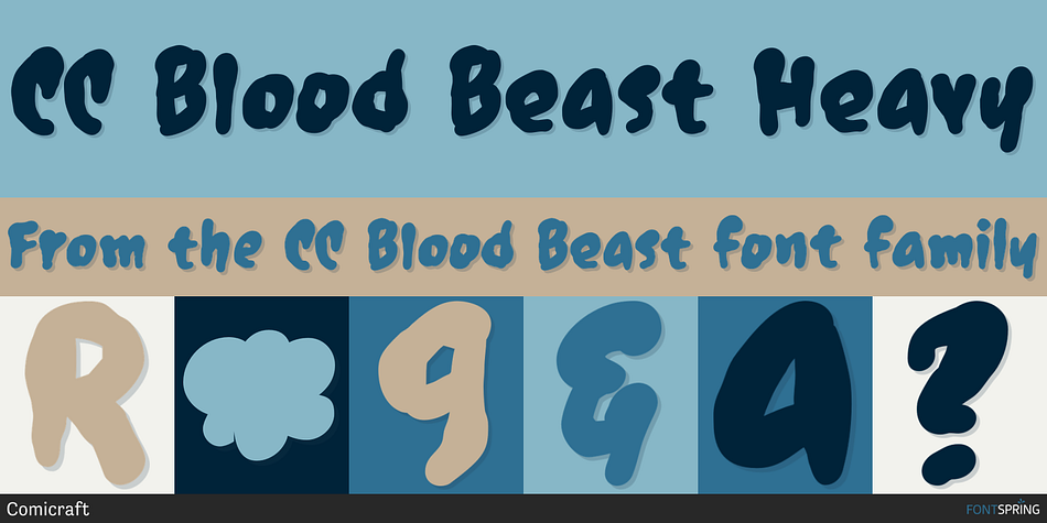 CC Blood Beast Heavy Font