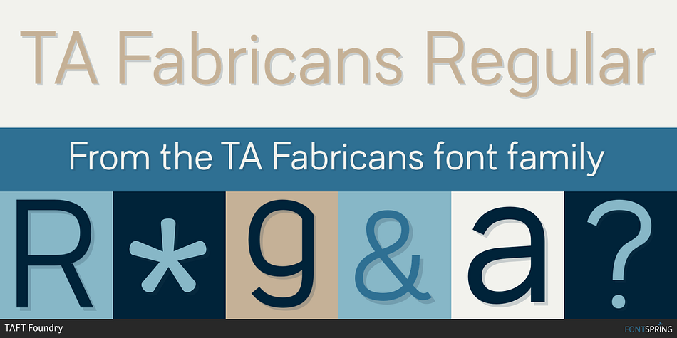 TA Fabricans Regular Font