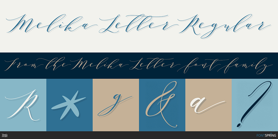 Melika Letter Regular Font