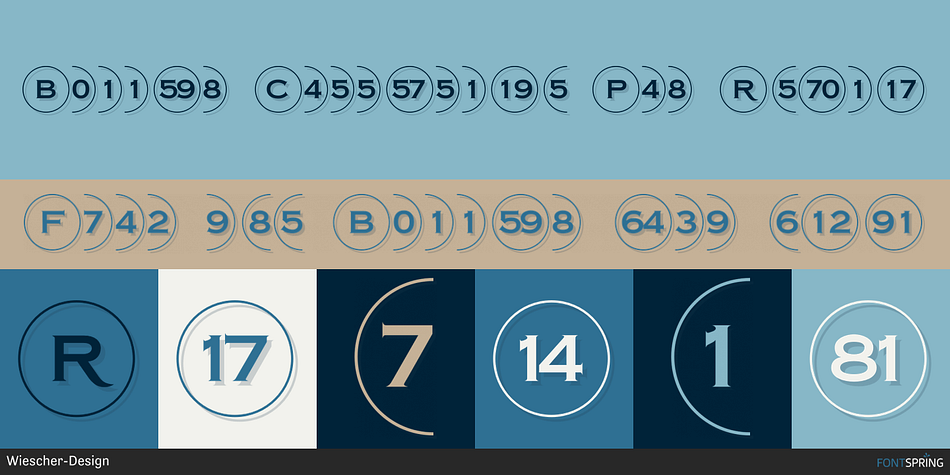 Bullets Copperplate Pos Regular Font