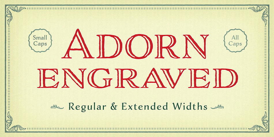 Adorn Collection features seven extra dingbat fonts.