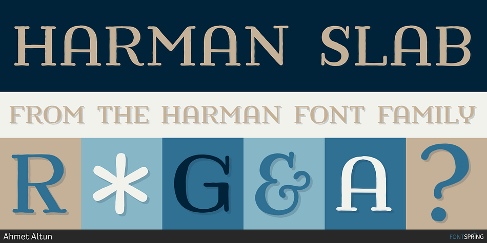 Harman Slab Font