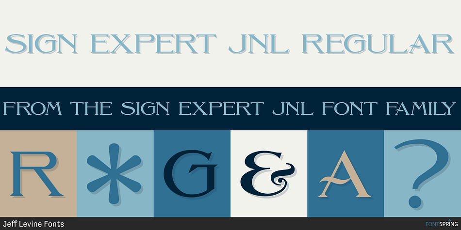 Sign Expert JNL Regular Font