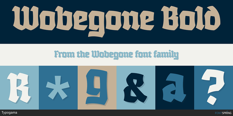 Wobegone Bold Font