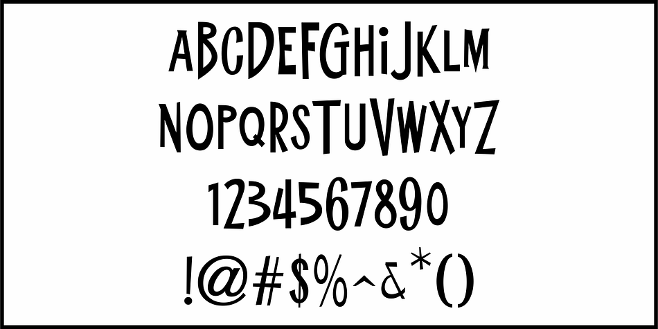 Teenagers JNL Font