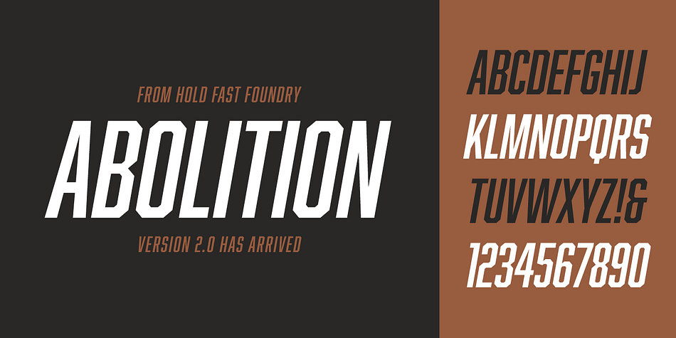 It’s a highly modified sans-serif version of Bourbon with some new surprises.