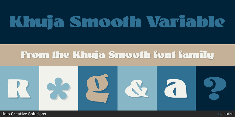 Khuja Smooth Variable Font