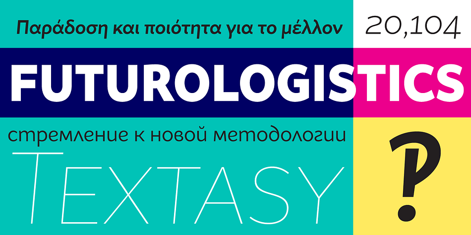 Your client may not need all this language support right now, but this typeface gives them the option to grow while keeping a consistent look, and at a similar price point to families with a much narrower scope.