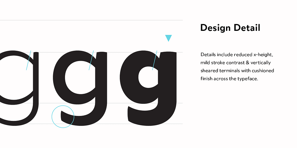 Geometry and logic are at the heart of this 6 weight font family.