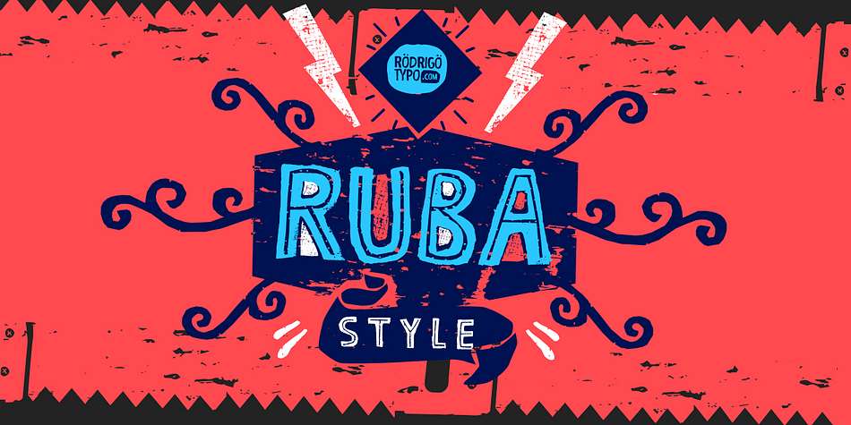 Ruba Style, a variant of Ruba, plays with Retro, Vintage, Memories, Skate, and Bike themes.