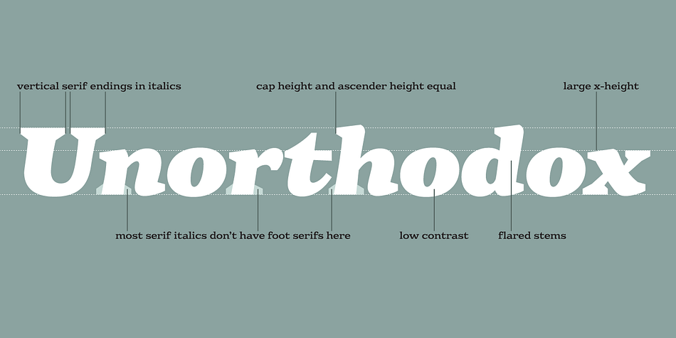 All fonts feature a useful array of stylistic sets, oldstyle figures, automatic fractions and case sensitive forms. All ligatures are in the discretionary section, as it