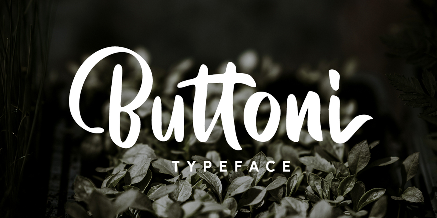 Buttoni Typeface