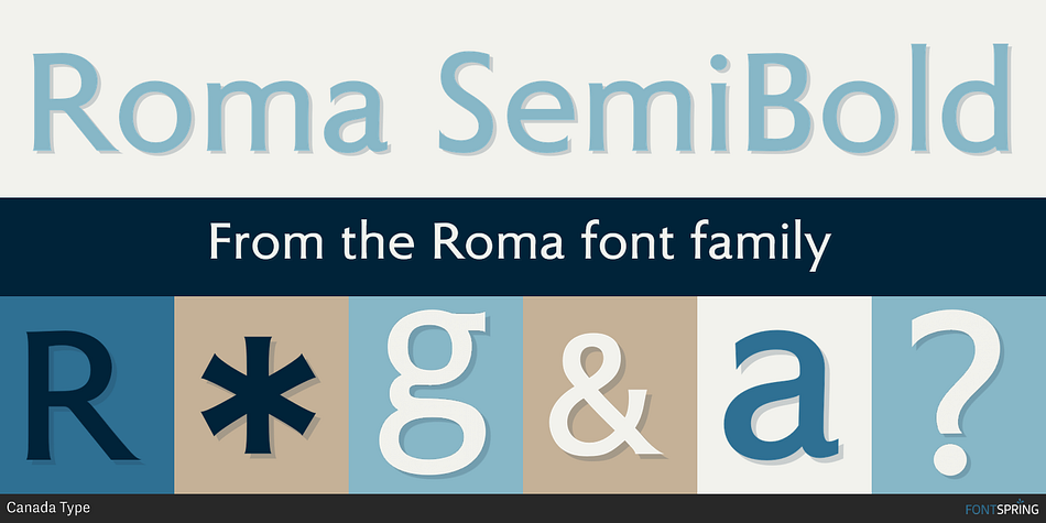Roma SemiBold Font