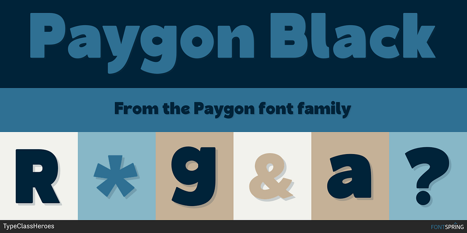 Paygon Black Font