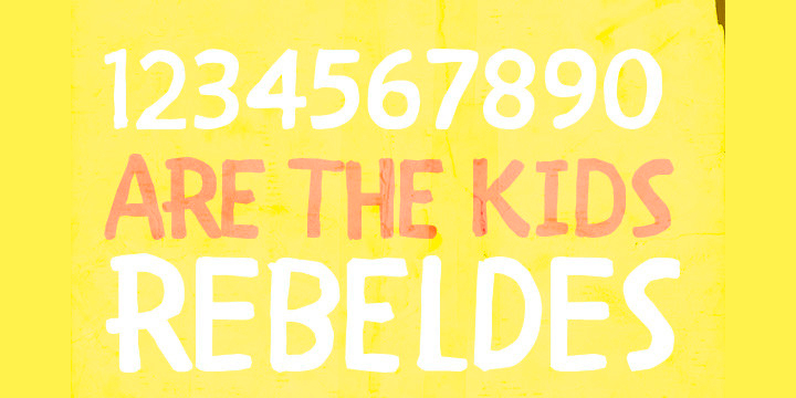 Emphasizing the favorited CHILDREN 1 font family.