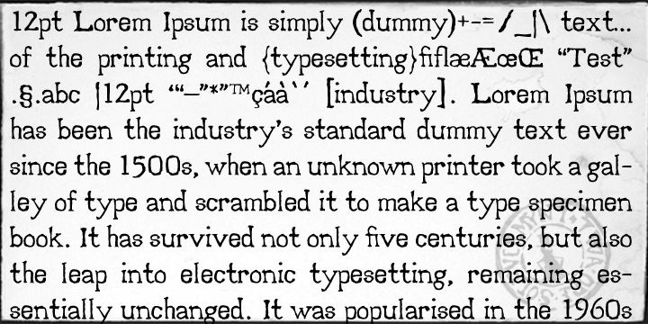 Highlighting the Aeterna font family.