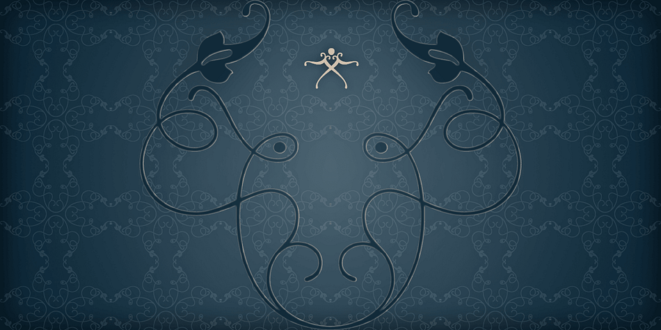 Leaves, flourishes and borders available on their own or merged to ornaments.