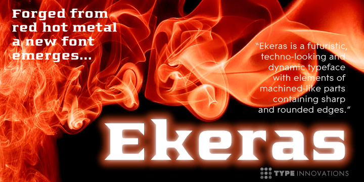 Ekeras is an original design by Alex Kaczun.