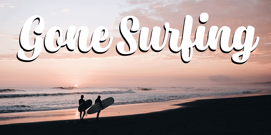 Syrup is a four font, brush script family by Fenotype.