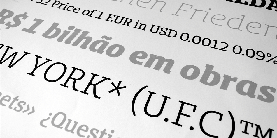 Emphasizing the favorited Bommer Slab font family.