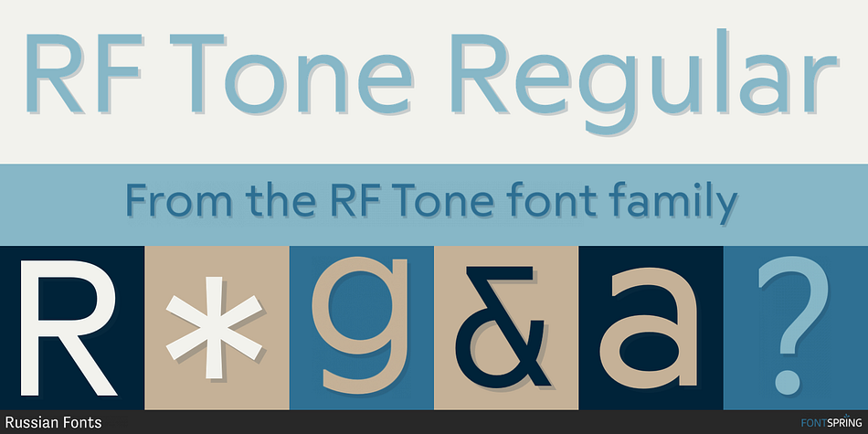 RF Tone Regular Font