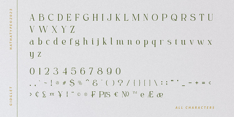 Gidglet Font