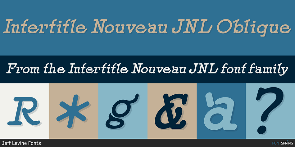 Intertitle Nouveau JNL Oblique Font