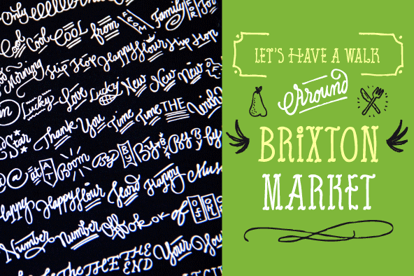 Brixton FY font family example.