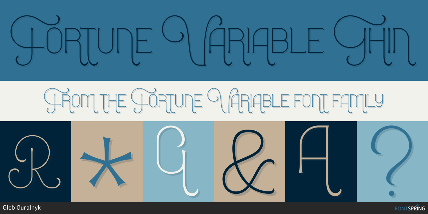 Fonts similar to Fortune Variable