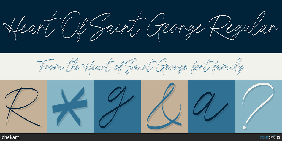 Heart Of Saint George Regular Font