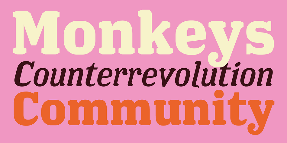 Los Feliz is a a four font family.