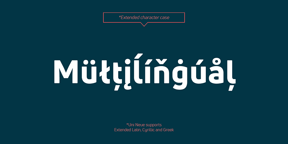 The attention to detail paid during its development means that this typeface offers a vast range of design possibilities – it helps users create eye-catching designs and brands that really stand out.